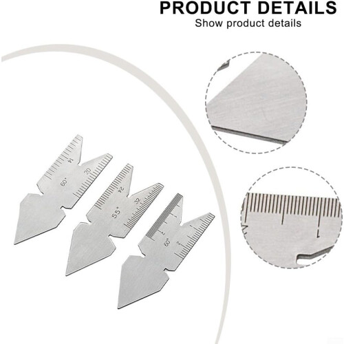 Angle Gauge Set Compact 3Piece For Precision Machining And Assembly Tasks 1
