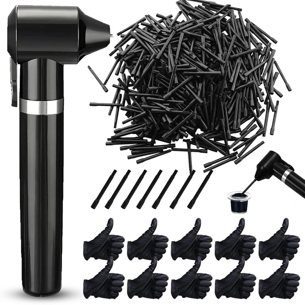 Black Tattoo Ink Mixer Kit With 100 Mixing Sticks And Gloves, Fast Pigment Mixing For Consistent Color