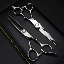 Professional Hair Cutting Scissors Set, 6 Inch Japanese Steel Barber Shears with Bag, Ultra Sharp Blades