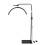 LED Lash Lamp Half Moon Light Adjustable Height Dimmable Brightness Satin Black for Salon 1