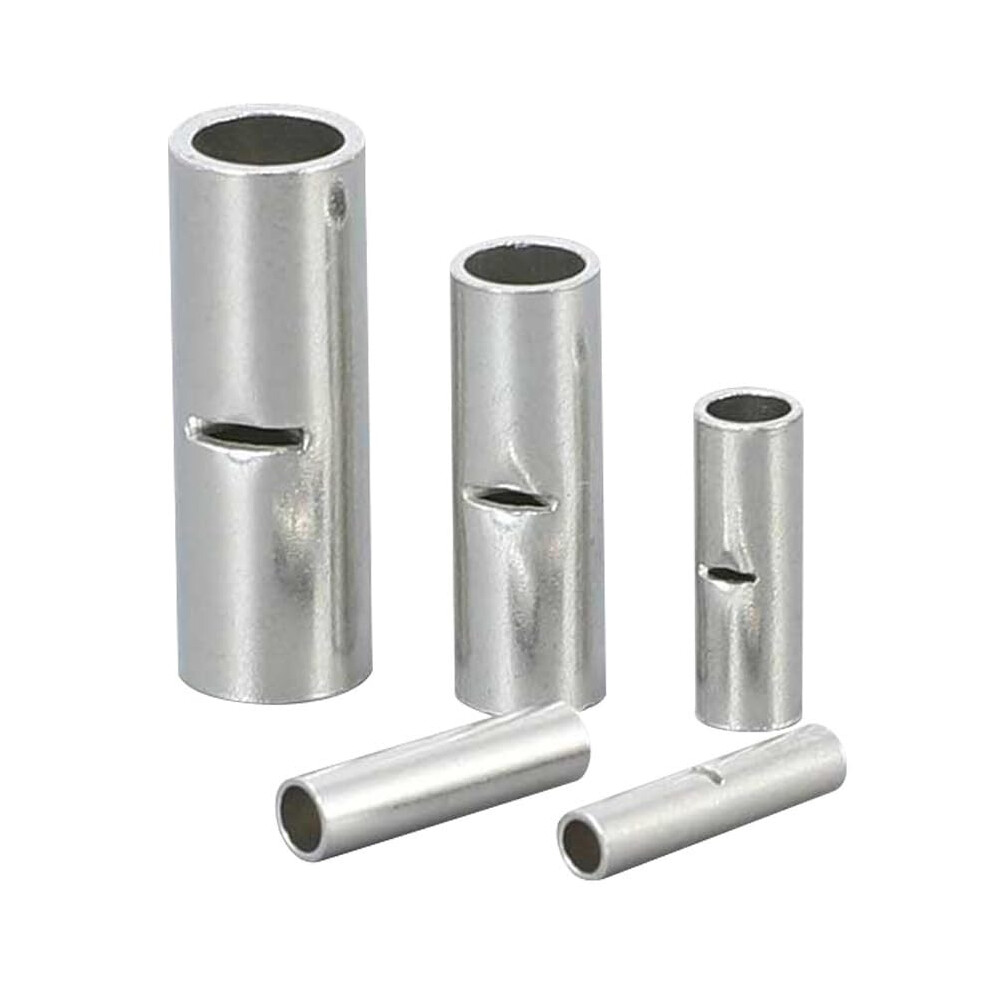 270/150Pcs Wire Connectors Kit, Uninsulated Butt Connectors 2210 Awg Seamless Crimp Terminals 9164114240521