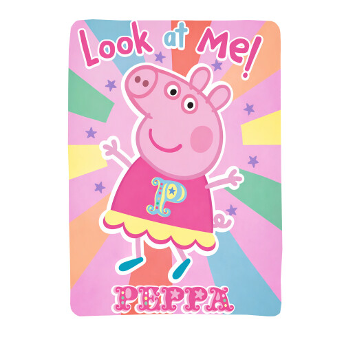 Peppa Pig Peppa Pig Fleece Blanket Soft Blanket Throw Bed