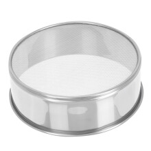 Stainless Steel Soil Sieve Round Wire Mesh Garden Sifter Durable Lightweight Handy Design