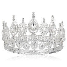 Crystal Tiara Headband for Women and Girls, Silver Rhinestone Princess Crown for Wedding, Prom, Birthday, Bridal, Cosplay