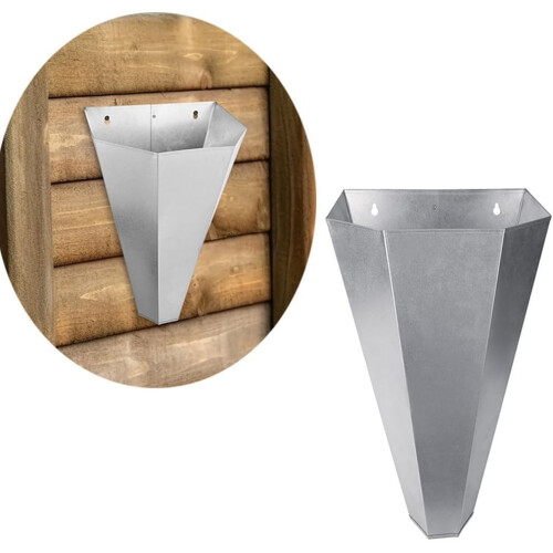 Large Galvanized Steel Poultry Processing Restraining Cone for 614 lb Chickens, Rust Resistant 1
