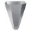 Large Galvanized Steel Poultry Processing Restraining Cone for 614 lb Chickens, Rust Resistant 1