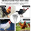 Large Galvanized Steel Poultry Processing Restraining Cone for 614 lb Chickens, Rust Resistant 5