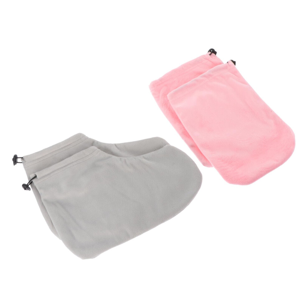 Paraffin Wax Mitts and Foot Covers Heat Retention Washable Reusable for Spa Treatment
