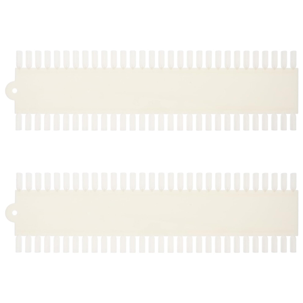 Nail Polish Display Board with 60 Tips, Professional Nail Color Swatch Palette for Nail Art Practice