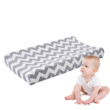 Baby Changing Pad Cover Waterproof Protection UltraSoft Cotton Wave Print Fits Changing Table