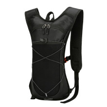 Hydration Backpack with Reflective Strips, Lightweight Nylon, Adjustable Fit for Hiking and Cycling