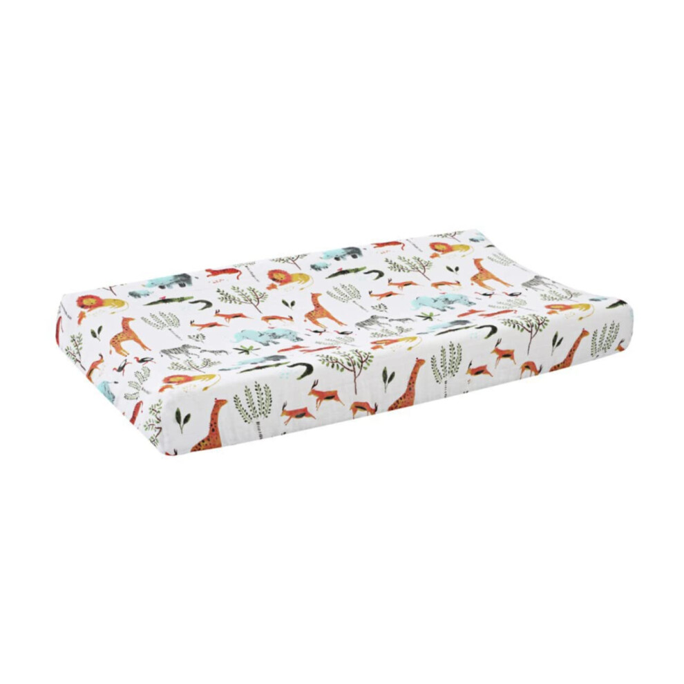 Soft Changing Pad Cover for Girls with Smooth SkinFriendly Fabric and Washable Baby Mat