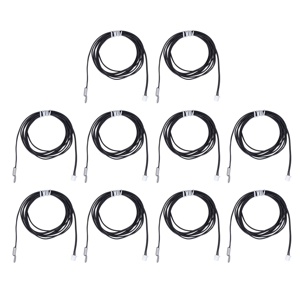 10 Pcs Ntc Thermistor Temperature Sensor Probe 2M 15K B3950 5021382313804