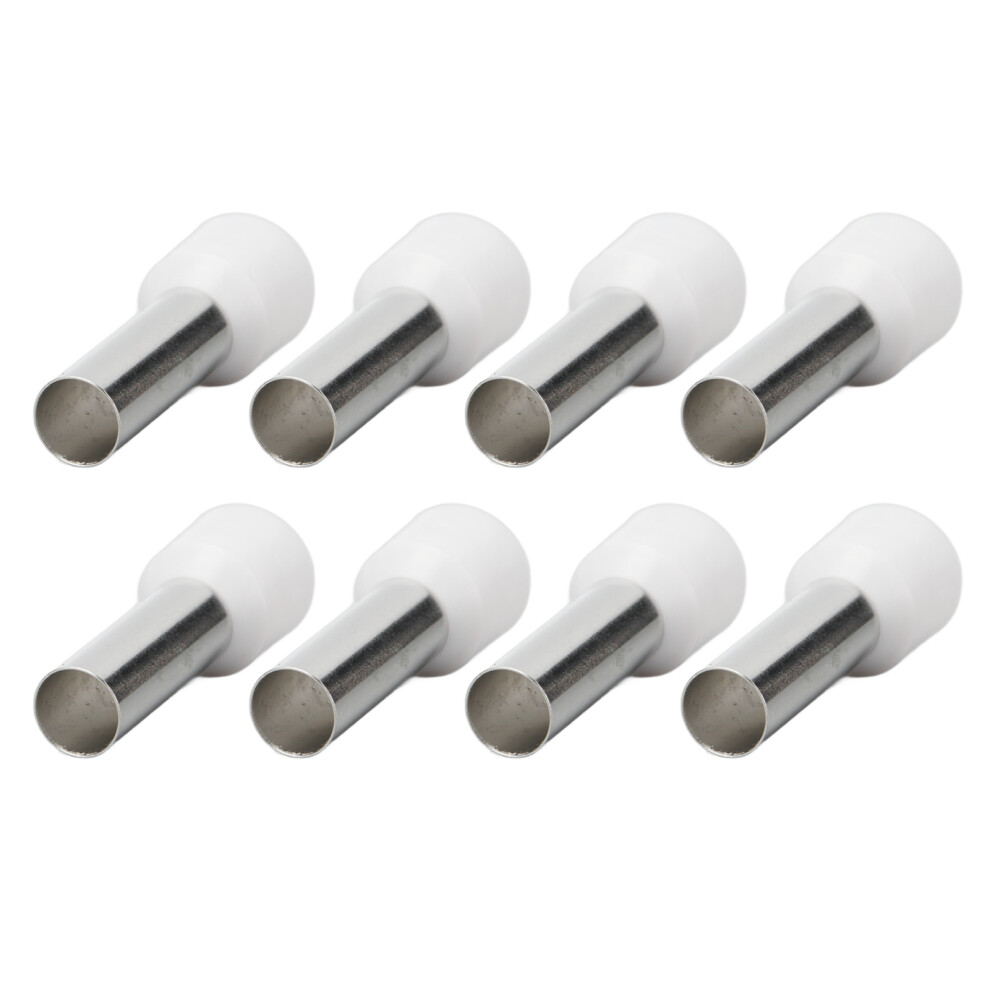 Reliable 100Pcs Insulated Ferrule Pin Crimp Terminals For 6 Awg Wires Eu Style 8081382314031