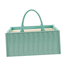 Diaper Caddy Organizer Baby Diaper Bag with Large Capacity Foldable Design and Removable Dividers