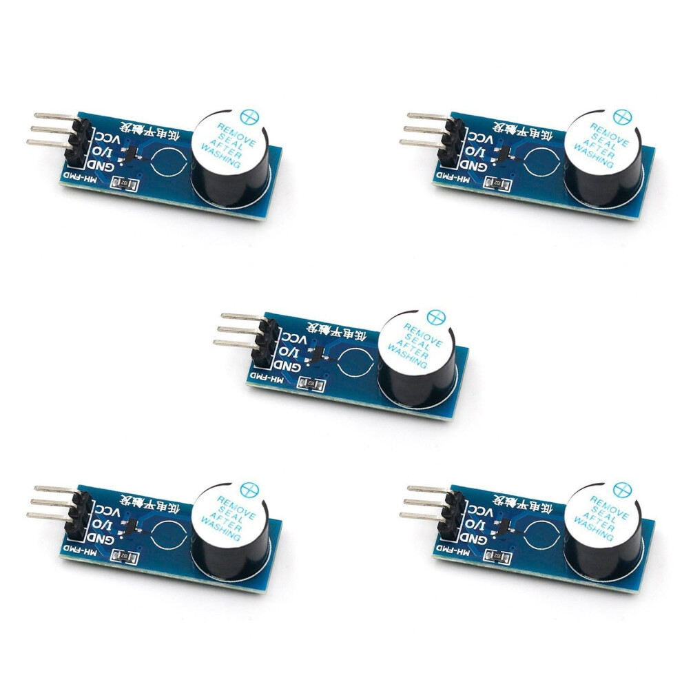 5Pcs Passive Buzzer Module Dc 3.35V Low Trigger Alarm For Arduino Microcontroller Projects 9164114245045