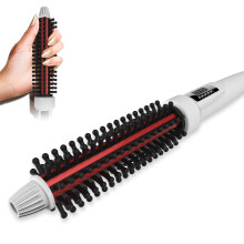 Curling Brush 1.25 Inch Hot Air Brush Ceramic Ionic 3 in 1 Styling Fast Heat Dual Voltage Travel