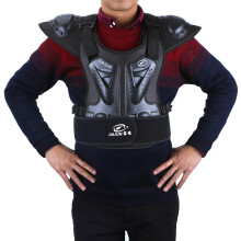 Motorcycle Armor Vest Chest and Back Protector with ImpactResistant Shell for Dirt Bike and OffRoad Riding (S)