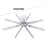 Adjustable Aluminum Alloy Cake Slicer Cutter with MultiTooth Design for Even Slice Cutting 3