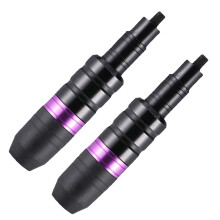 Universal Motorcycle Frame Sliders and Crash Bars, Aluminum Alloy AntiCollision Falling Protector Purple