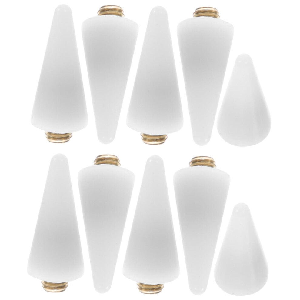 Nail Rhinestone Picker Dual Ended Wax Tip Dotting Pen Replacements for Precision Nail Art 10Pcs