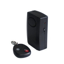 Wireless 120dB Vibration Alarm with Infrared Remote for Motorcycle and Bicycle Anti Theft