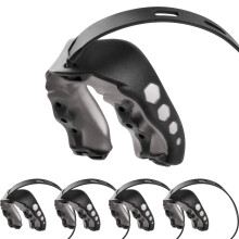 Football Mouth Guard 4 Pack with Strap, Triple Layer Protection, Custom Mold Fit for Youth and Adult