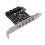 PH62 Tarjeta riser PCIe USB3.0 X4/X8/X16 19/20P 1