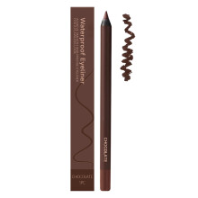 Waterproof Eyeliner Pencil 24HR Long Lasting Smudge Resistant Sharpenable Soft Chocolate Shade