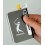 Automatic Cigarette Case with Built‑in Torch Lighter, 10 Pack, Refillable Butane, Black 84mm 3