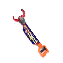 Robot Claw Grabber Toy for Kids, Red Mechanical Arm with Extended Reach and OneHand Operation