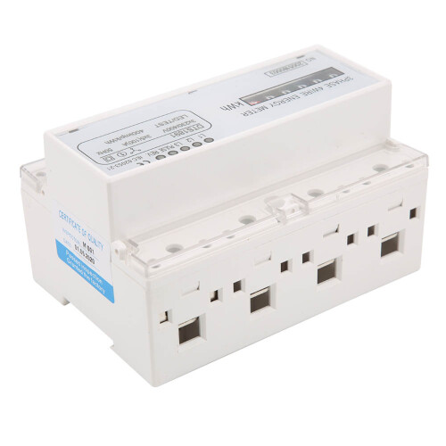 Μετρητής ενέργειας με ψηφιακή οθόνη LED, ηλεκτρονικός μετρητής KWh 3Phase4Wire DIN Rail με 1