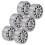 6Pcs Self Aligning Ball Bearing 2201 Double Row 10mm Inner Diameter 1