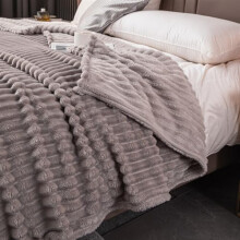 Cozy Flannel Blanket Sofa Cover Bedspread, Versatile King Size Travel Blanket, 63x59in 160x150cm, 180x200cm 71x78in