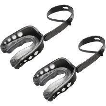 Mouth Guard for Sports with Strap, Custom Fit Boil and Bite Football Mouthpiece for Youth and Adult