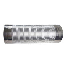 Aluminum Exhaust Pipe 7cm x 180cm Heat Resistant Flexible Dryer Vent Hose for HVAC Ventilation