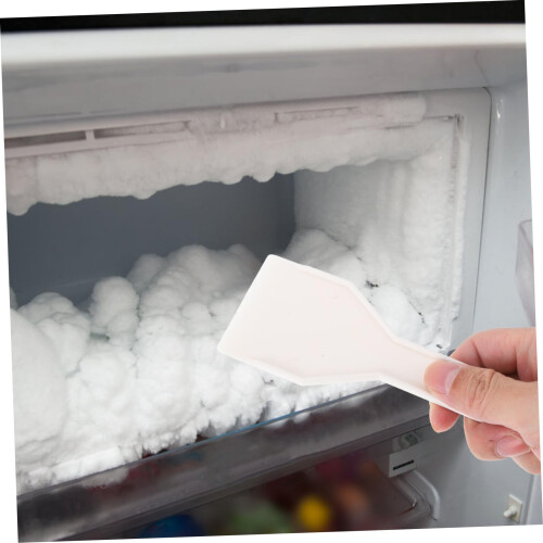 Plastic Ice Scraper for Freezer and Refrigerator, Fast Ice Removal Tool with Ergonomic Handheld Design 2