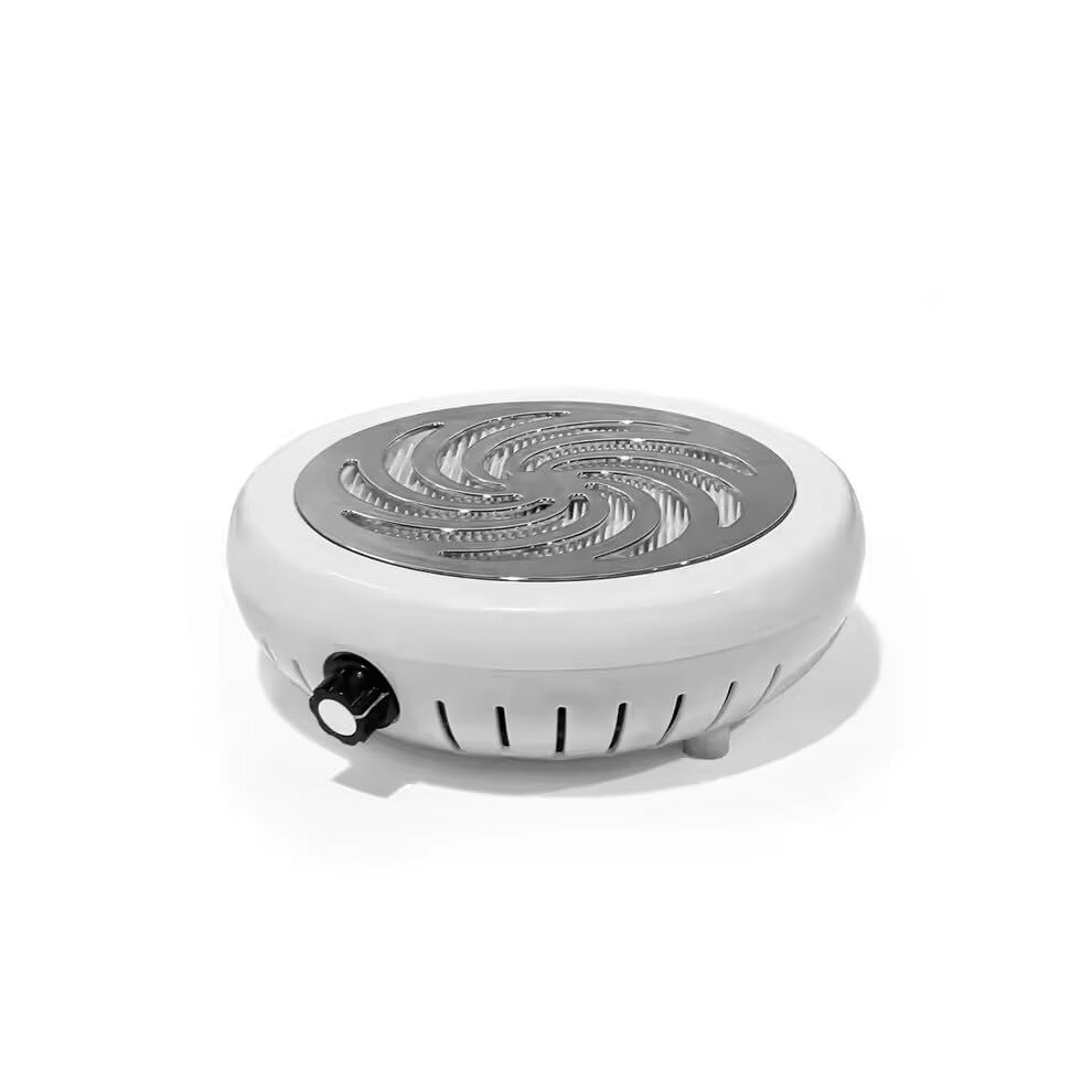 Silver Professional Nail Dust Collector With Hepa Filter, 99.97% Capture, Low Noise For Salon And Home