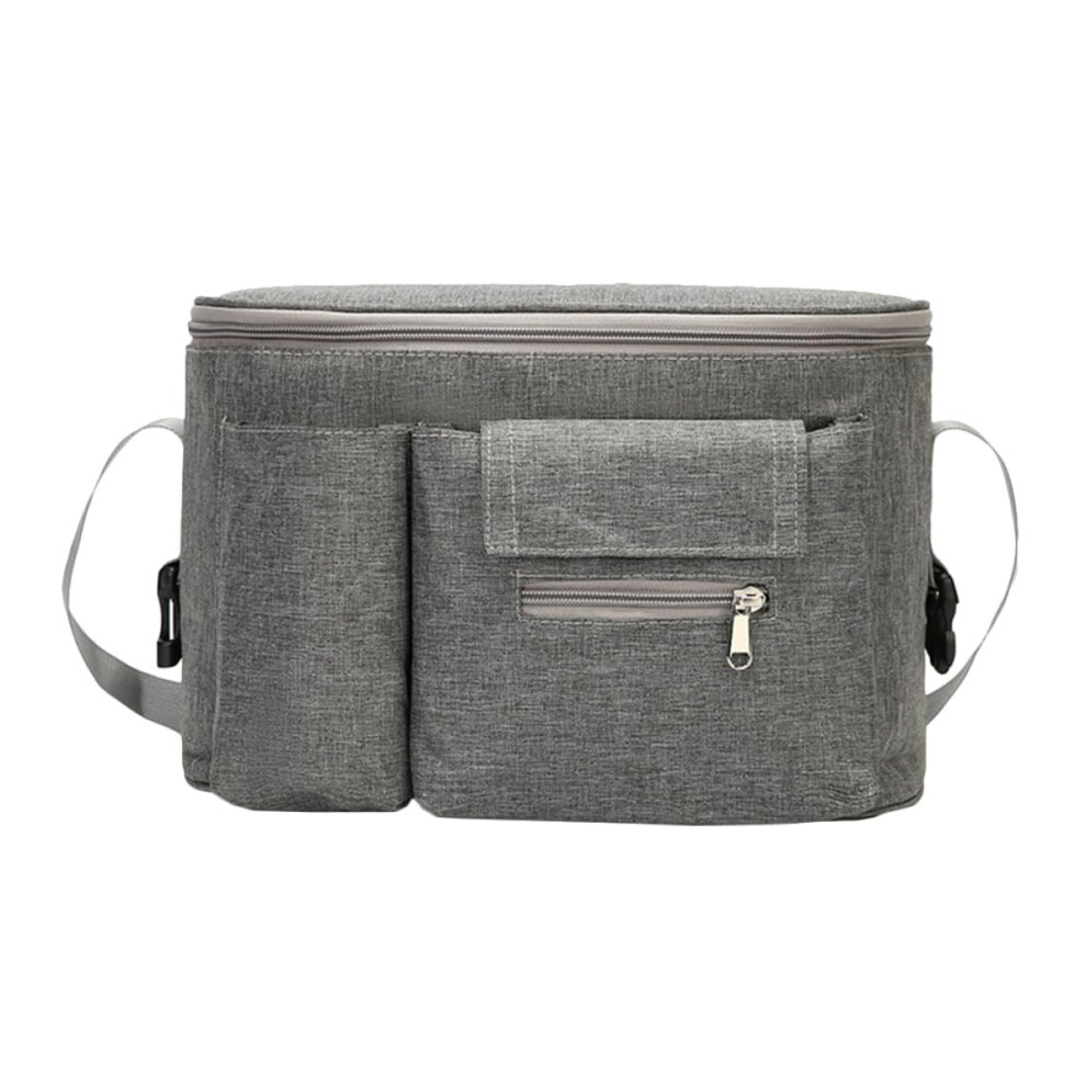 Stroller Organizer with Bottle Holder, Large Capacity Diaper Bag for Travel, MultiPocket Design