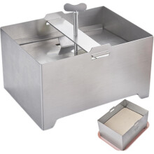 Stainless Steel Adjustable Tofu Press with Drain Tray for 1kg Homemade Tofu and Cheese