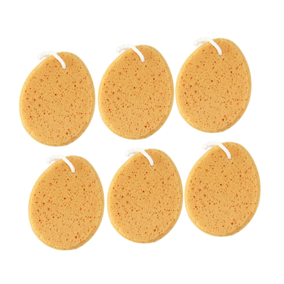 10pcs Natural Honeycomb Bath Sponge with Hanging Rope for Gentle Skin Exfoliation and Travel