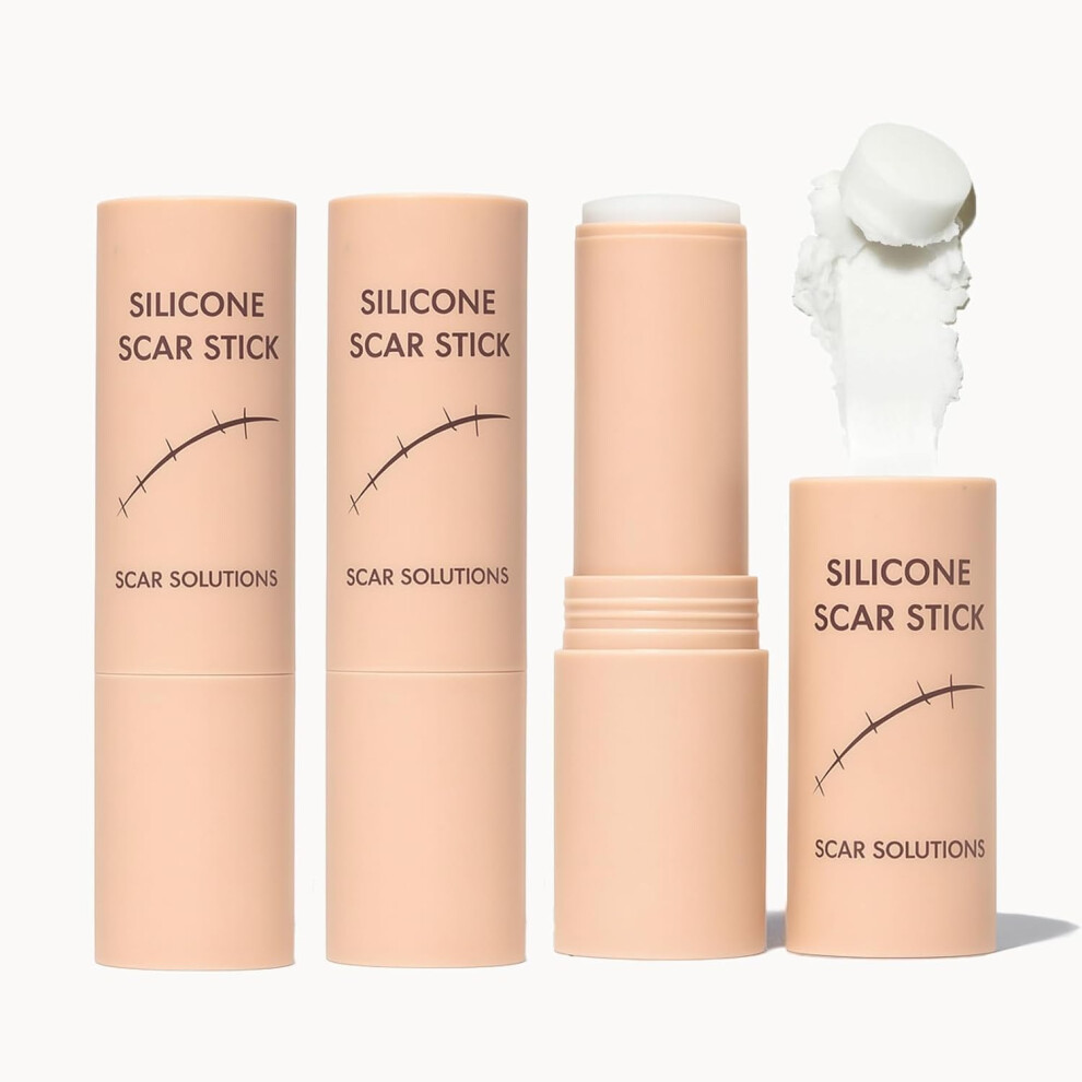 Silicone Scar Removal Stick 60% Barrier for Face and Body Keloid and Acne Marks 10ml 2Pcs