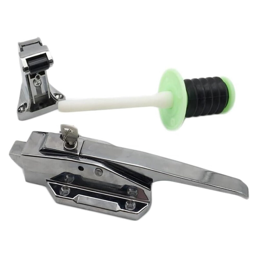 Zinc Alloy Cold Storage Door Handle Lock Kit 260Mm, Durable Freezer Door Lock For Reliable Use 9044945114522