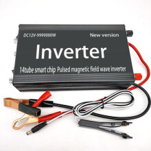 Power Inverter 12V To 220V AC Voltage Converter 9999000W Cooling Fan Overload Protection LongTerm Continuous Output