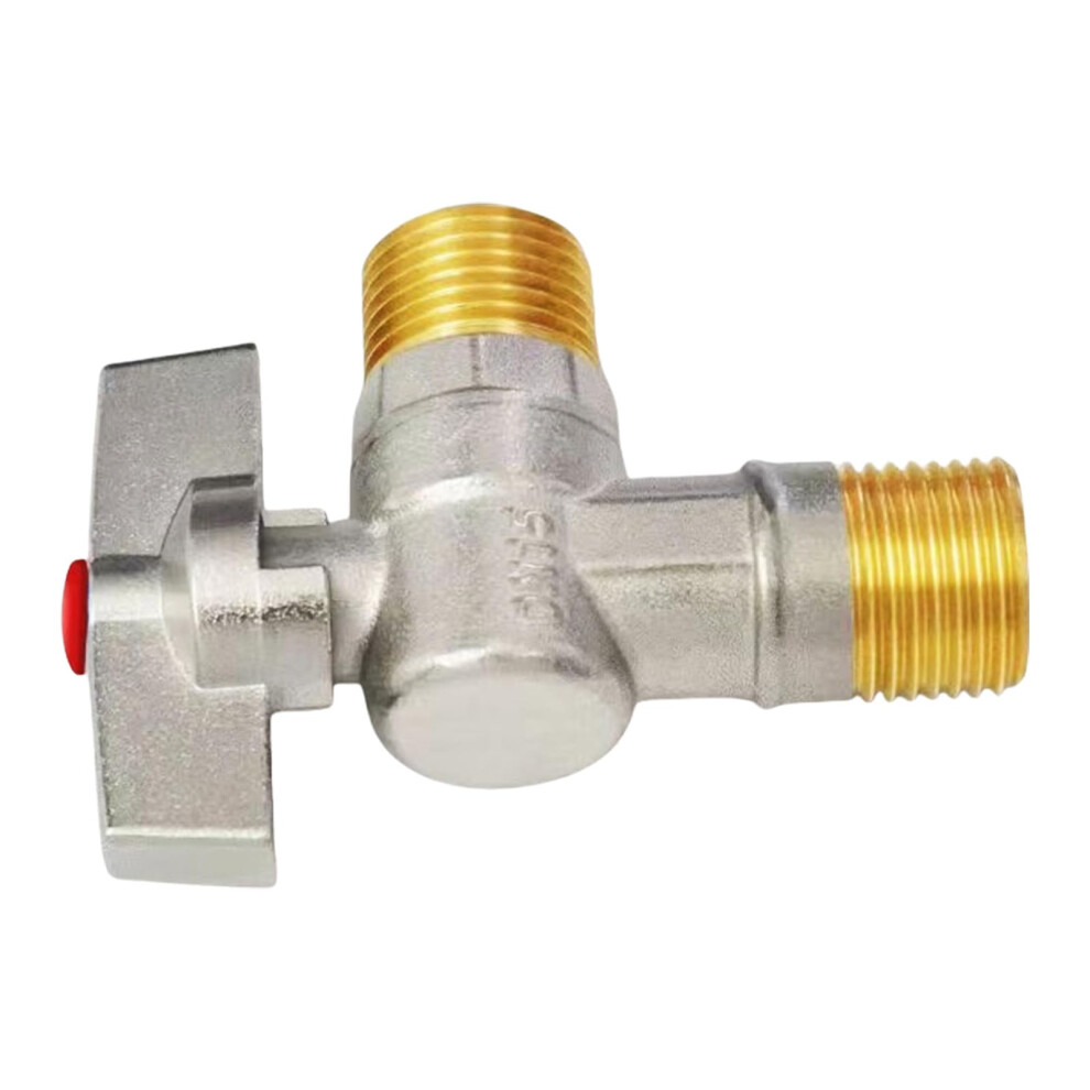 G1/2 Brass Angle Stop Valve For Hot And Cold Water, Tool Installation, Easy Shutoff Control 9044945114713