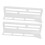 2pcs Adjustable Refrigerator Divider Boards Fridge Organizer Set for Freezer Maximizes Storage Space 1