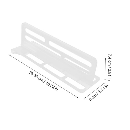2pcs Adjustable Refrigerator Divider Boards Fridge Organizer Set for Freezer Maximizes Storage Space 1