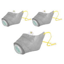 Dog Respirator Mask, Pet Breathing Cover, Canine Dust Filter, Washable MultiLayer Fabric, Elastic Fit, 11.81 Inches