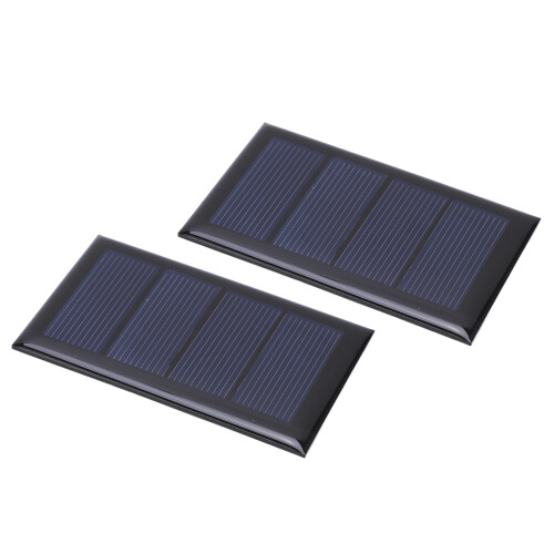 2V 210mA Polysilicon Mini Solar Panel 80x50mm for DIY Projects