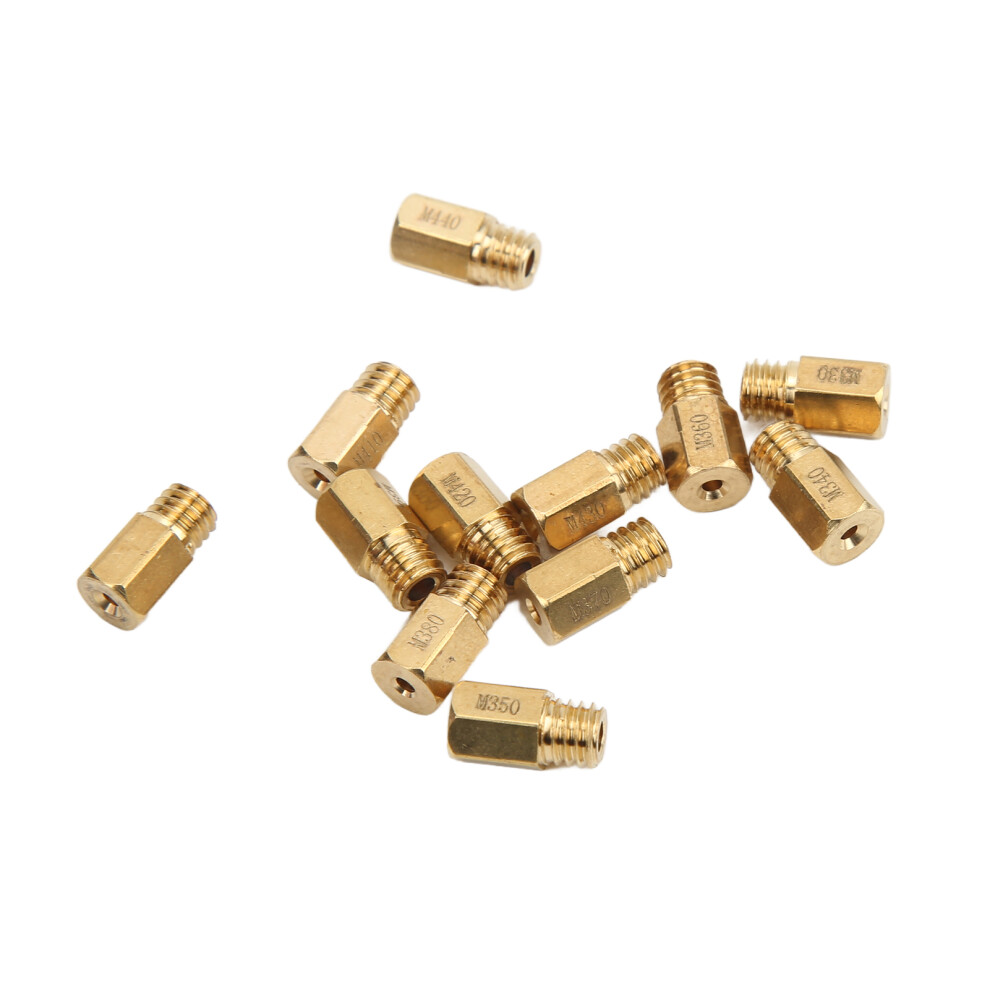 Set Of 12 Carburetor Main Jets Nozzles For Mikuni Vm Tm Tmx Models 9351382319039